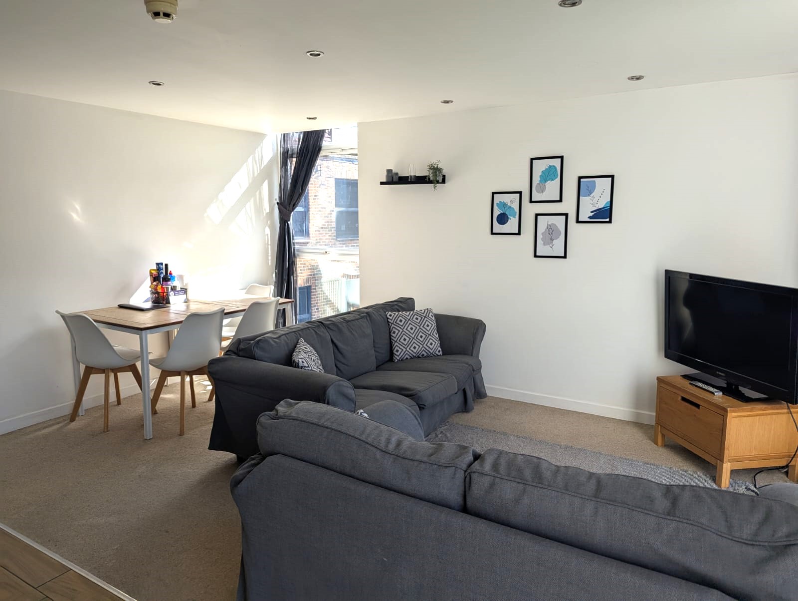 Cawley Priory Open plan living space Cawley Priory Open plan living space