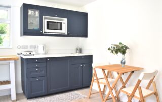 Dining area and kitchenette