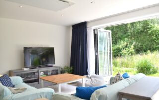 Garden views from living area